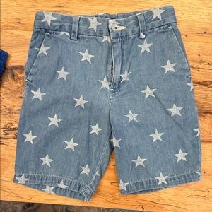 Polo by Ralph Lauren Blue Star Print Denim Shorts